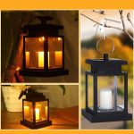 Solar Candle Light Retro Outdoor wasserdichte LED Gartenleuchte – Bild 8