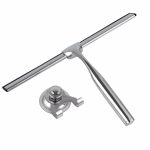 Glasfenster Rakelreiniger Dusche Badezimmerspiegel Gummiwischer Mit Saughaken Wasserdampfentfernung – Bild 6