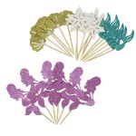 24 PCS / 1 Set Mermaid Princess Party Dekorieren Cupcakes eingelegte Karte – Bild 5
