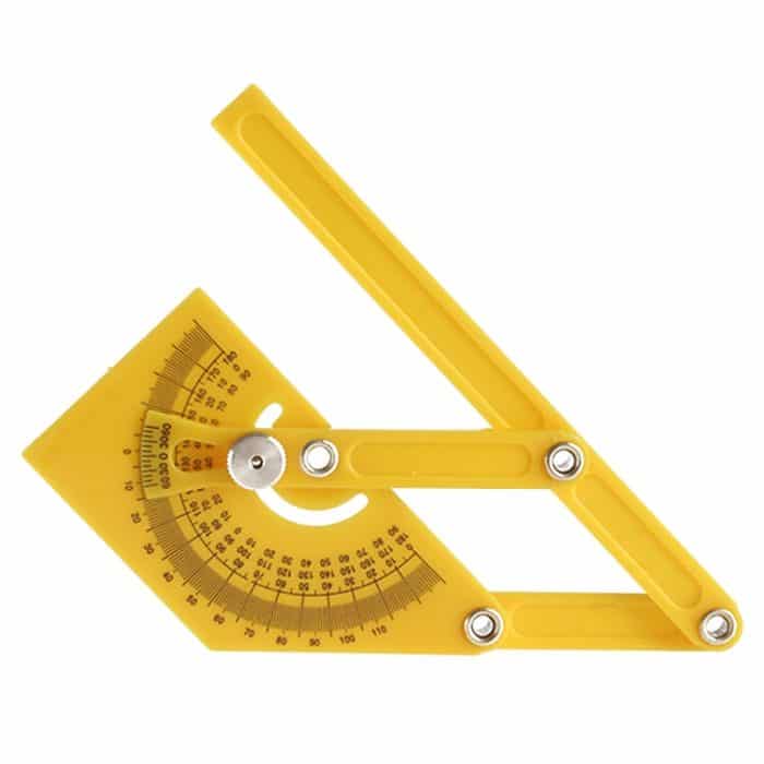 Schablonenwerkzeug Winkelmesser Instrument Messarm Lineal 180 Grad Holzbearbeitungslineal – Bild 4