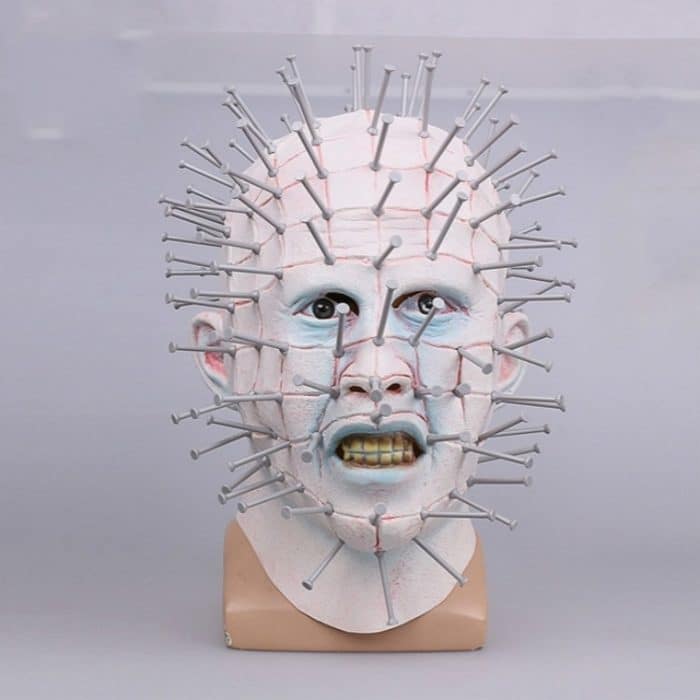 TBD01296551.jpg Halloween Hut Hellraiser Scary Pinhead Masken Grimasse Monster Adult Cosplay – Bild 1