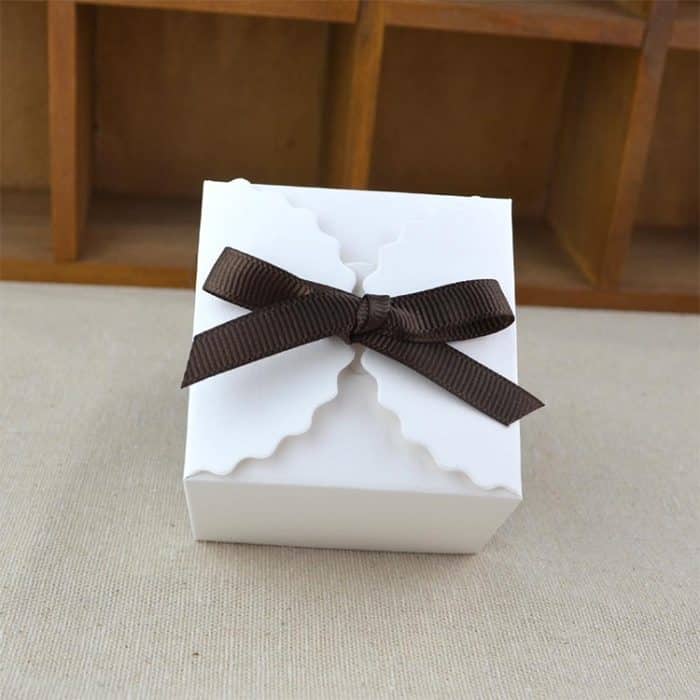 10 Stück Retro Mini Kraftpapier Box DIY Hochzeitsgeschenk Geschenkbox Kleine Kuchenbox – Bild 2