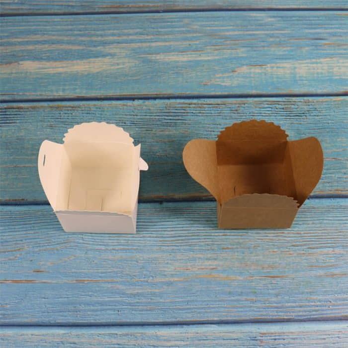 10 Stück Retro Mini Kraftpapier Box DIY Hochzeitsgeschenk Geschenkbox Kleine Kuchenbox – Bild 4