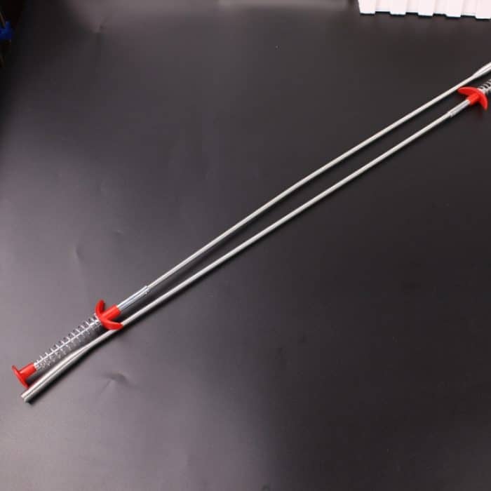 Metalldrahtbürste Hand Küchenspüle Reinigungshaken Kanal Baggergerät – Bild 6