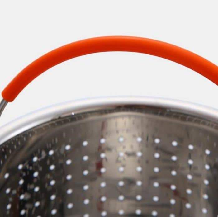 Edelstahl-Dampfkorb, steckbarer Silikongriff, Schnellkochtopf-Dampfgarer, Zubehör für Küchenherde, 3 Quarts, 6 Quarts, 8 Quarts – Bild 5