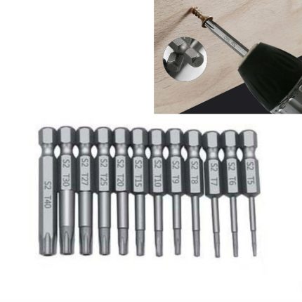Pflaumenblüten-Hohlbohrer, multifunktionales Peeling-Bit-Set, 12 PCS 50mm, 11 PCS 75mm, 11 PCS 100mm