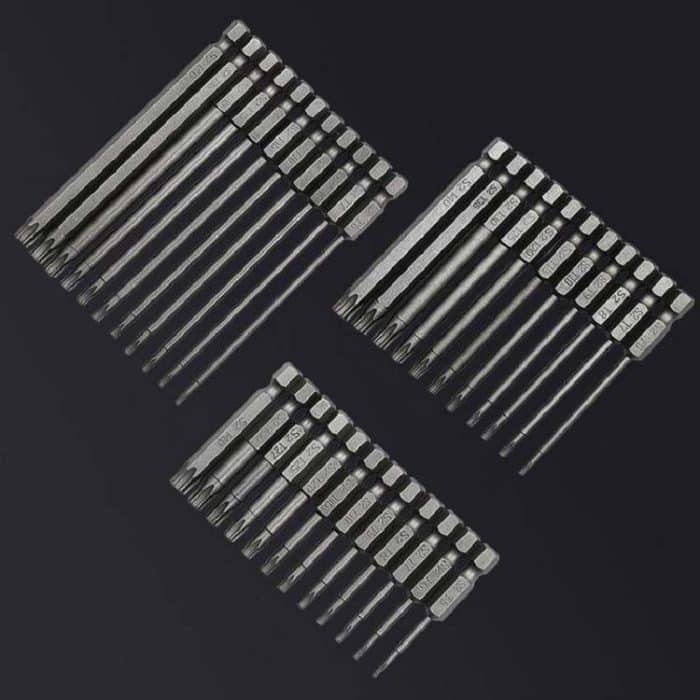 Pflaumenblüten-Hohlbohrer, multifunktionales Peeling-Bit-Set, 12 PCS 50mm, 11 PCS 75mm, 11 PCS 100mm – Bild 8