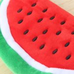 Niedliche Plüsch-Bleistifttasche in Wassermelonenform, Watermelon Shape Pencil Bag – Bild 4