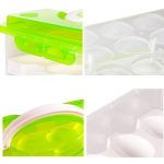 Tragbare 2-lagige Eierhalter-Aufbewahrungsbox aus PP-Kunststoff mit 24 Fächern – Bild 3