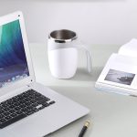 Elektrischer Rührbecher Milchshake Kaffee Rührbecher, Electric (White), Electric (Brown) – Bild 7