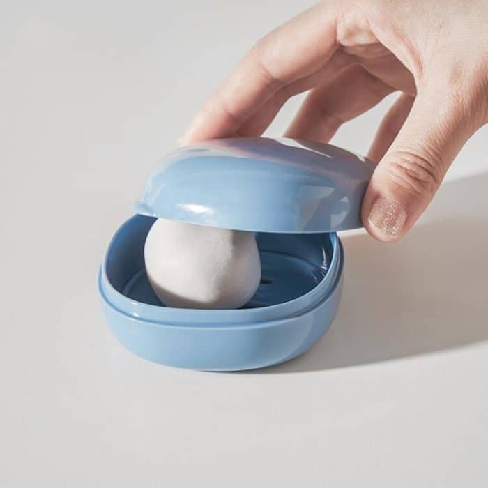 5 Stück Reise-Seifenbox mit Deckel, Badezimmer, kreative Abfluss-Seifenbox, Small, Large – Bild 1