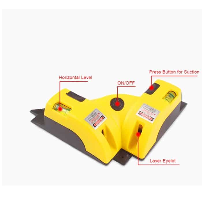 Rechtwinkliger 90-Grad-Laserlevel Cross Line Tiling Leveling Laserstrahl-Messwerkzeug – Bild 3