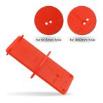 35 / 40mm Scharnieröffnungspositionierer Scharnierschablone Bohrpositionierungsplatte – Bild 2
