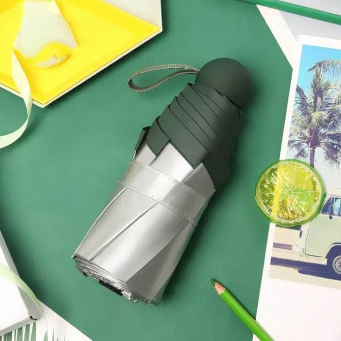 Mini-Taschenschirm, Sonnenschutz-Regenschirm, Anti-UV-Sonnenschirm – Bild 1