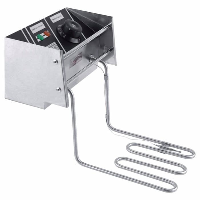 Desktop-Verdickung elektrische Fritteuse gebratene Hähnchenschenkel Pommes frites Edelstahl elektrische Fritteuse mit Korb, Desktop Electric Fryer – Bild 4