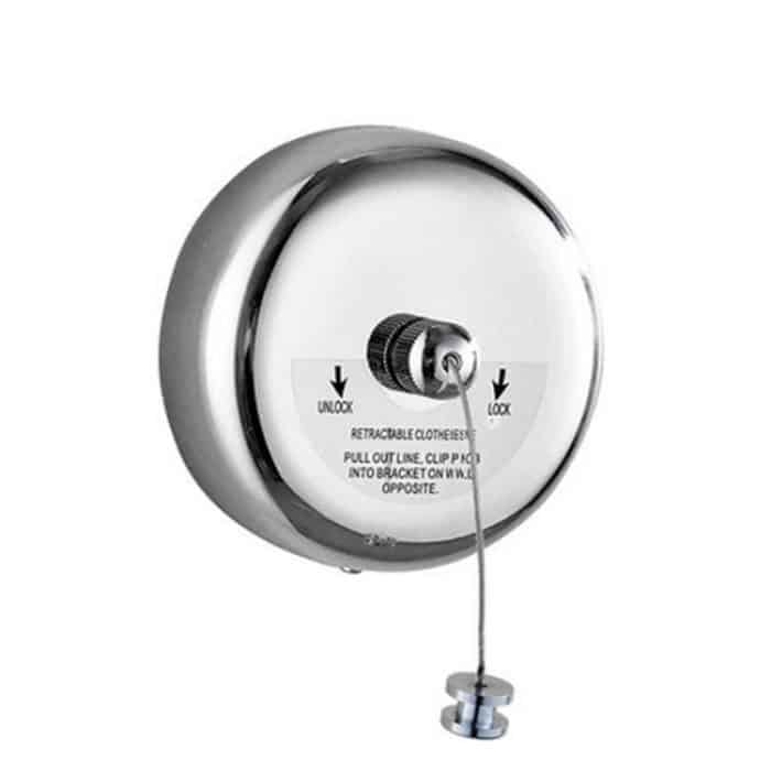 Tragbarer Wandbehang aus rostfreiem Stahl, versenkbare Wäscheleine, Wäscheständer für Innenkleidung – Bild 2