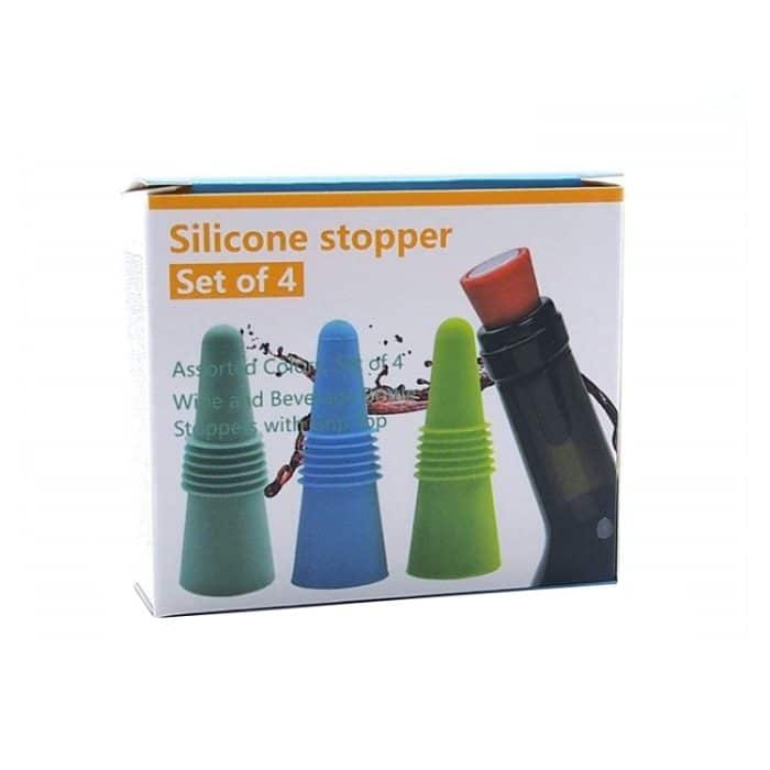 Weinstopfen aus lebensmittelechtem Silikon, kreativer Flaschenverschluss für die Konservierung, Preservation Bottle Stopper(Purple), Preservation Bottle Stopper(Red), Preservation Bottle Stopper(Blue), Preservation Bottle Stopper(Green) – Bild 4