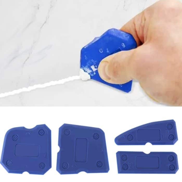 3 Sätze 4 In 1 Schaufel Gummi Winkelschaber Glas Schöne Naht Schaber – Bild 1