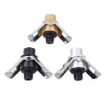 2 Stück Druckknopf-Edelstahl-Pump-Champagner-Stopper, Sekt-Snap-Flügel-Vakuum-Wein-Stopper, 2 PCS  Push-button Wine Bottle Stopper(Black), 2 PCS  Push-button Wine Bottle Stopper(Gold), 2 PCS  Push-button Wine Bottle Stopper(Silver) – Bild 3