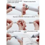 TC8302 Skizze, Zeichnung, automatischer Bleistift, elektrischer Radiergummi, Kunstbedarf, Schreibwaren für Studenten, TC8302 – Bild 10