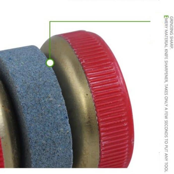 5 PCS Mini Küchenmesserschärfer Stein Abrader Schleifscheiben Schärfwerkzeug Küchenzubehör, Grinding Wheels Sharpener – Bild 4