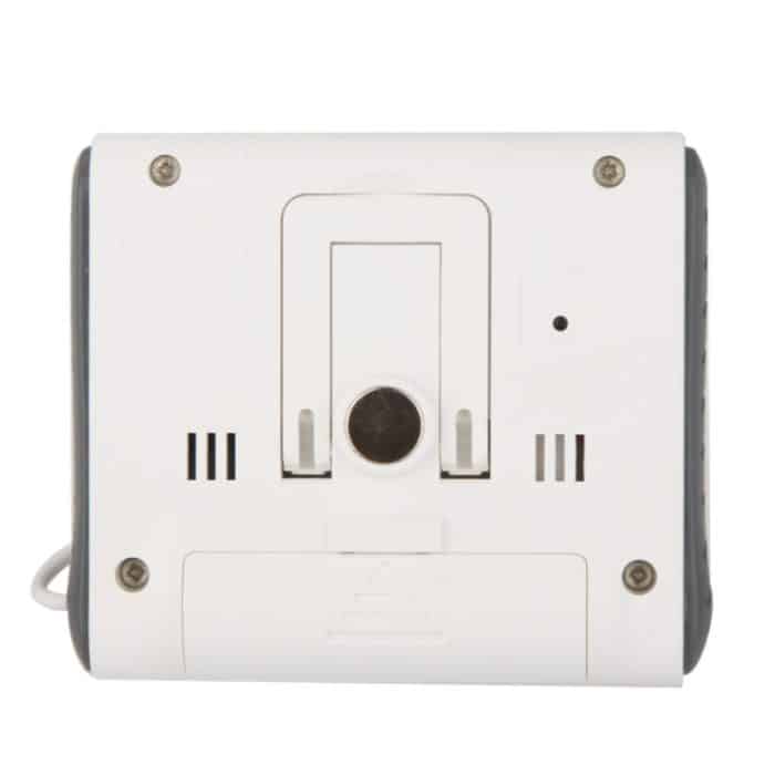 LCD Digital Thermometer Hygrometer Feuchtigkeitsmesser und verdrahtete Temperatur mit externem Sensor Weiß – Bild 5