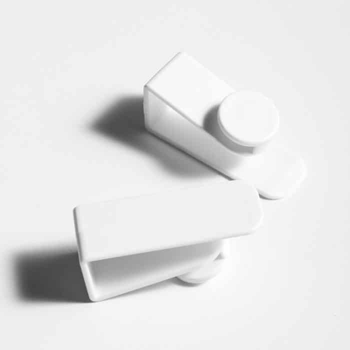 10 Stück / 5 Sets Kunststoffhaken für die Tür von Haushaltsschränken, Plastic Hook – Bild 4