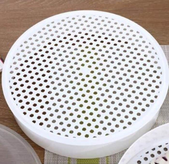 2 Stück Mikrowellen-Dampfgarer, Dampfkochtopf, Zubehör, Gemüse, Meeresfrüchte, Dampfgarer, Single layer, Double layer – Bild 3