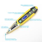 Steckdose Wand Wechselstrom Steckdose Spannungsdetektor Sensor Tester Elektrischer Teststift LED Lichtspannungsanzeige – Bild 3