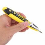 Steckdose Wand Wechselstrom Steckdose Spannungsdetektor Sensor Tester Elektrischer Teststift LED Lichtspannungsanzeige – Bild 5