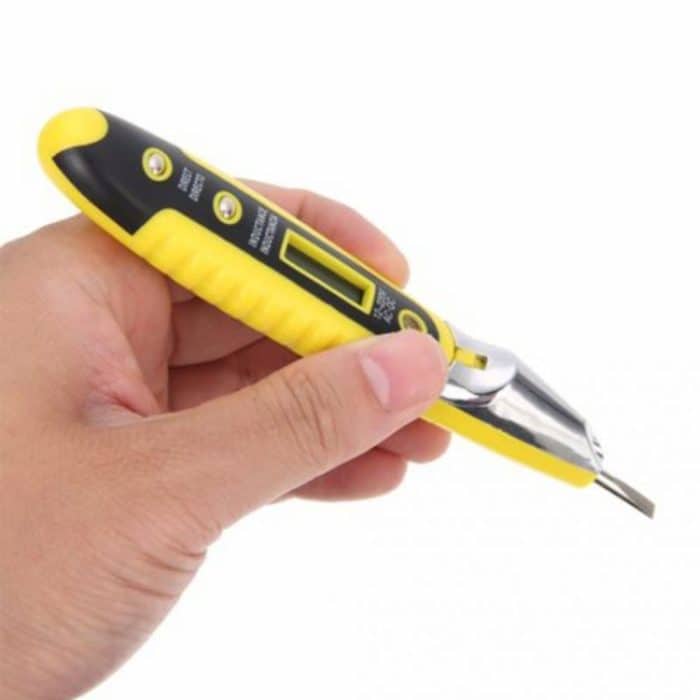 Steckdose Wand Wechselstrom Steckdose Spannungsdetektor Sensor Tester Elektrischer Teststift LED Lichtspannungsanzeige – Bild 5