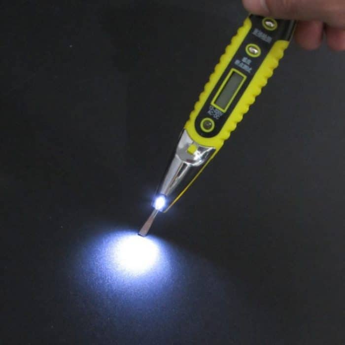 Steckdose Wand Wechselstrom Steckdose Spannungsdetektor Sensor Tester Elektrischer Teststift LED Lichtspannungsanzeige – Bild 8