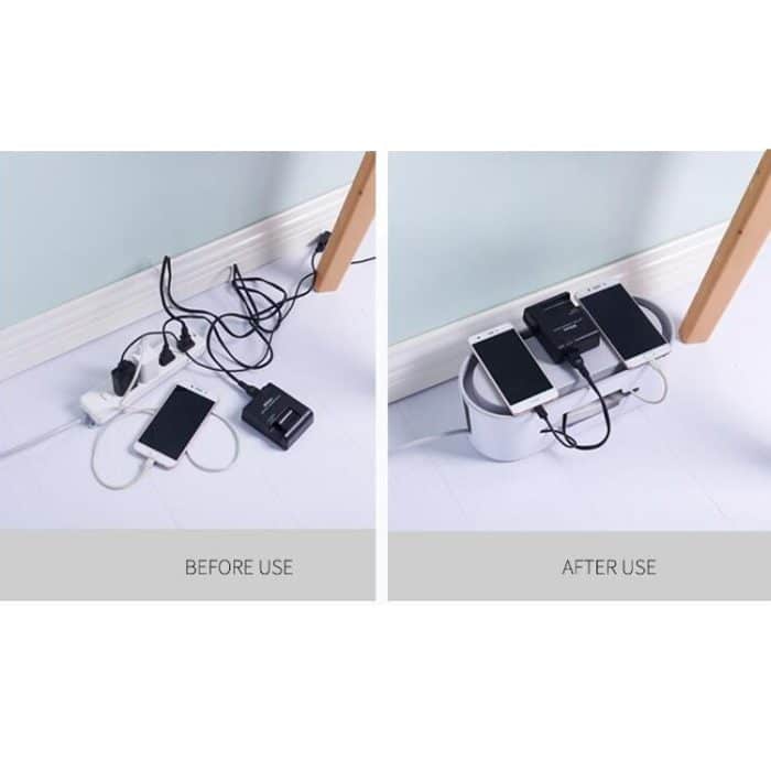 Haushalt Täglich Plug-in Board Aufbewahrungsbox Ladegerät Datenkabel Steckdose Finishing Box – Bild 4