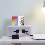 Haushalt Täglich Plug-in Board Aufbewahrungsbox Ladegerät Datenkabel Steckdose Finishing Box – Bild 7