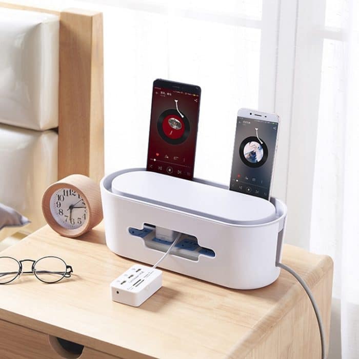 Haushalt Täglich Plug-in Board Aufbewahrungsbox Ladegerät Datenkabel Steckdose Finishing Box – Bild 8