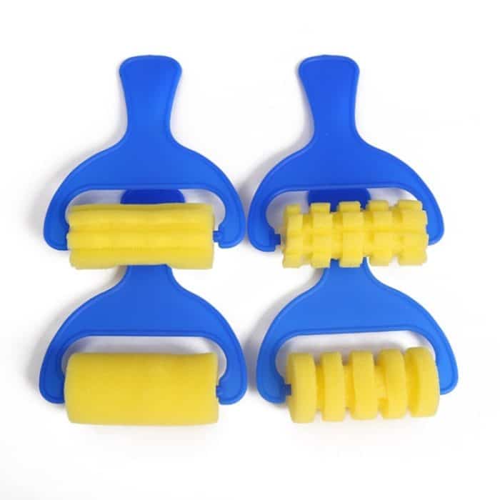 7 Packungen Kinder-Graffiti-Malerei-DIY-Schwammroller, 7 Packs Big Slingshot – Bild 2