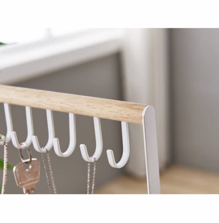 Haken Schmuck Rack Handy Schmuck Gläser Desktop Zwei-schicht Display Rack, Jewelry Rack – Bild 6