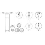 Edelstahl Weinstopper Champagner Stopper Rotwein Vakuumpumpe – Bild 3