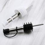 5 Stück Glasflaschenverschluss, Edelstahl-Ölstopfen, Silikonstopfen, White Hat Straight Mouth, White Hat Automatic Cap, Black Hat Straight Mouth, Black Hat Automatic Cap – Bild 4