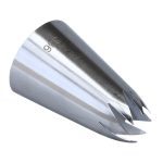 Große Zuckerguss-Rohrform-Düse, Kuchencreme-Dekorationskopf, Bäckerei-Gebäck-Spitzen, Edelstahl-Dekorationswerkzeug, Backformen – Bild 3