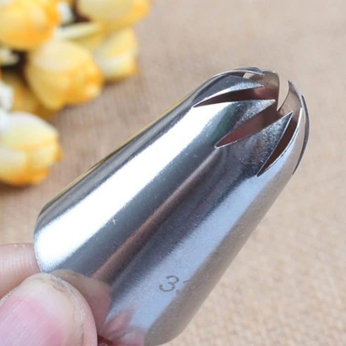 Große Zuckerguss-Rohrform-Düse, Kuchencreme-Dekorationskopf, Bäckerei-Gebäck-Spitzen, Edelstahl-Dekorationswerkzeug, Backformen – Bild 4