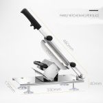 Legierung Edelstahl Haushalt Manuelle Dicke Einstellbare Fleisch Gemüse Slicer Fleisch Schneiden Maschine, Meat Slicing Machine – Bild 2