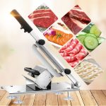 Legierung Edelstahl Haushalt Manuelle Dicke Einstellbare Fleisch Gemüse Slicer Fleisch Schneiden Maschine, Meat Slicing Machine – Bild 5