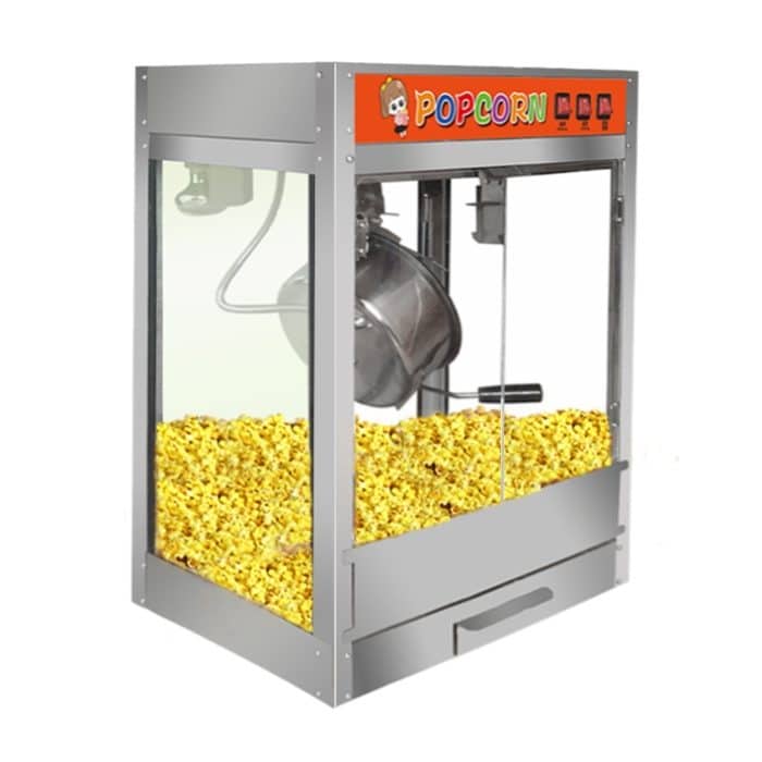 Gewerbliche handgekrankte elektrische Popcorn-Maschine Popcorn Pot – Bild 6