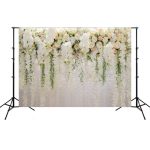 2,1 m x 1,5 m Blumenwandsimulation Rose Hochzeit Party Arrangement 3D Fotografie Hintergrundtuch, H1 Flower Wall, H2 Flower Wall, H3 Flower Wall, H4 Flower Wall