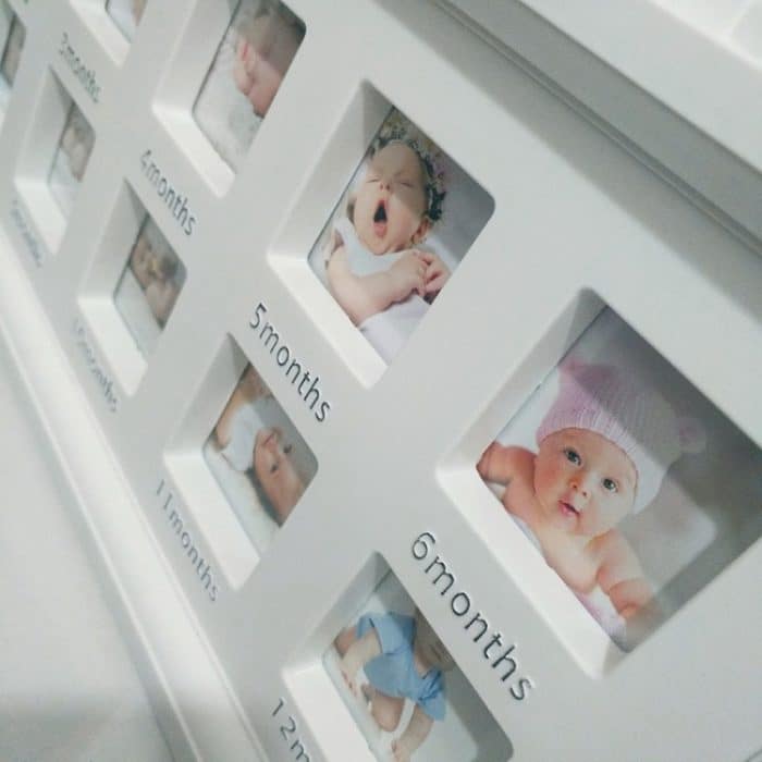 Kreative DIY Home Room Dekoration Baby Memorial wachsenden Fotorahmen Display – Bild 5