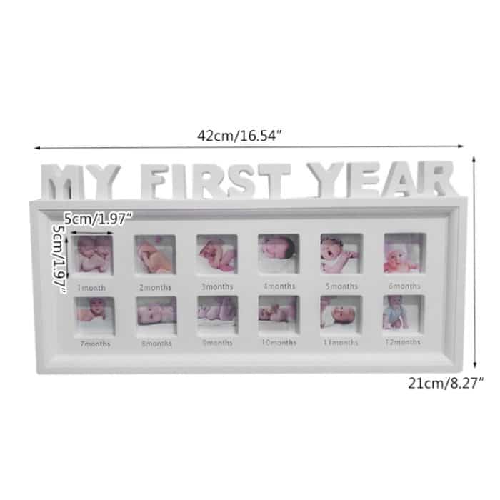 Kreative DIY Home Room Dekoration Baby Memorial wachsenden Fotorahmen Display – Bild 7