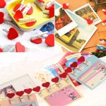 50 PCS Mini rotes Herz Liebe Holz Fotopapier Peg Pin Wäscheklammer Handwerk Postkarte Clips – Bild 5