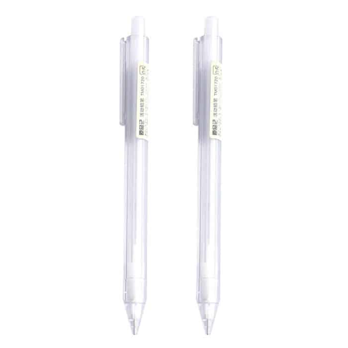 3 Stück Aktivitätsstift, gefrostet, transparent, sechseckiger Stift, Studentenbleistift, 0.5mm 2B – Bild 1