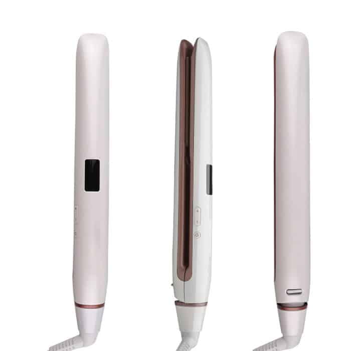 Professioneller Haarglätter, LED-Anzeige, Keramikbeschichtungsplatte, Ionic Curling Flat Iron – Bild 4